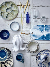 Load image into Gallery viewer, Fili_Fish White_Stoneware_Vase_Lying_on_Table