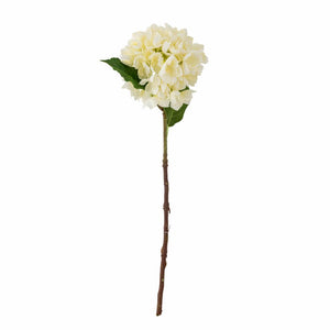 Hydrangea Artificial Stem, White