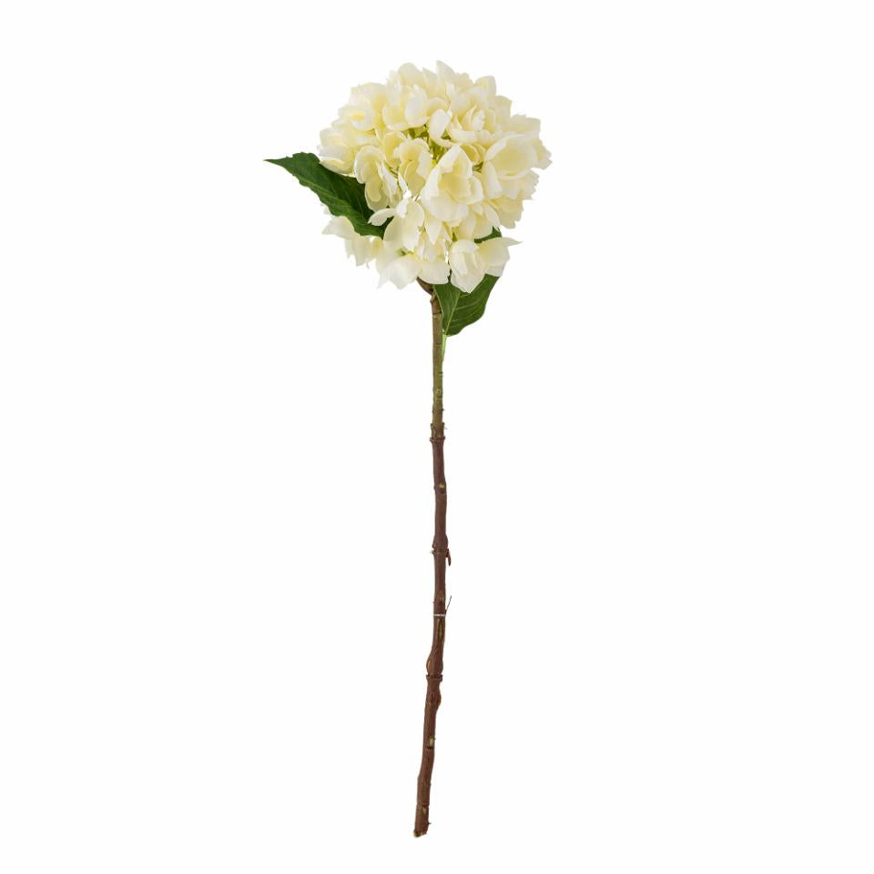 Hydrangea Artificial Stem, White