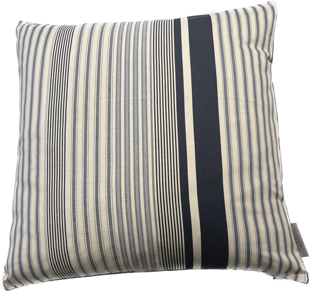 Jacques Seaside Ticking Cushion,  Ralph Lauren Fabric