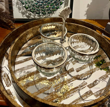 Indlæs billede til gallerivisning Nut Bowl in Nickel and Glass