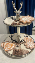 Indlæs billede til gallerivisning Nickel Plate Stand with Deer Motif