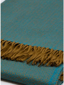 Mantas Ezcaray Merino Wool Herringbone Throws