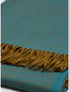 Mantas Ezcaray Merino Wool Herringbone Throws