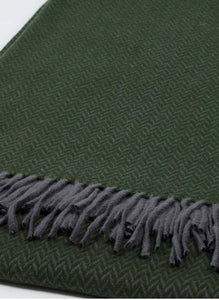 Mantas Ezcaray Merino Wool Herringbone Throws