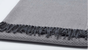 Mantas Ezcaray Merino Wool Herringbone Throws
