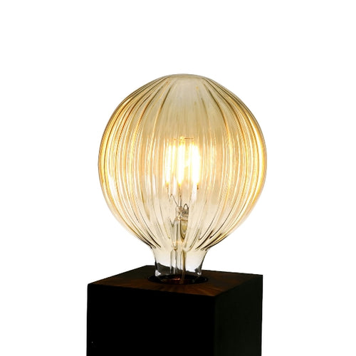 LED Stripe Globe Light Bulb