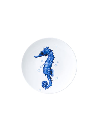 Delft Blue Seahorse Wall Plate