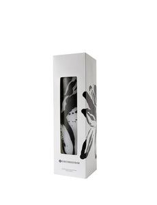 Abstract Flowers Wax Altar Candles, by Malene Birger for Kunstindustrien, ø7x24cm