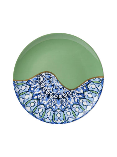 Mandala Green Wall Plate