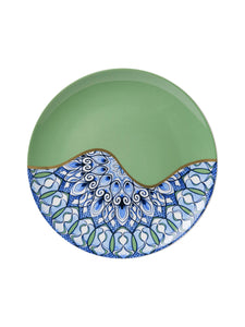 Mandala Green Wall Plate