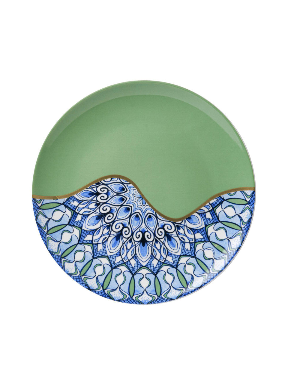 Mandala Green Wall Plate