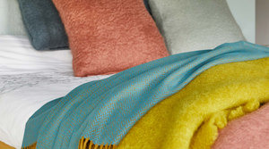 Mantas Ezcaray Merino Wool Herringbone Throws