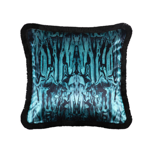 Timorous Beasties Gerhard Gum Celestial Velvet Throw Cushion
