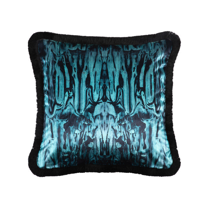 Timorous Beasties Gerhard Gum Celestial Velvet Throw Cushion