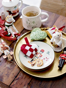 White_Brown_Choir_Mice_Couple_Christmas_Ornaments_on_Table