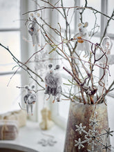 Indlæs billede til gallerivisning White_Hygge_Mice_Couple_Christmas_Ornaments_Hanging
