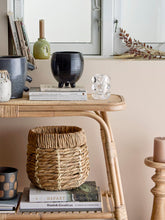 Load image into Gallery viewer, Bloomingville Arnel Black Ceramic Flowerpot on Side Table