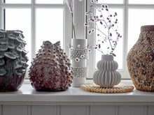 Load image into Gallery viewer, Bloomingville Halfdan White Stoneware Vase On Windowsill