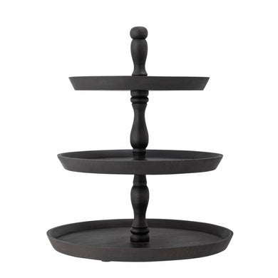 Vera Black Mango Wood Etagere, by Creative Collections