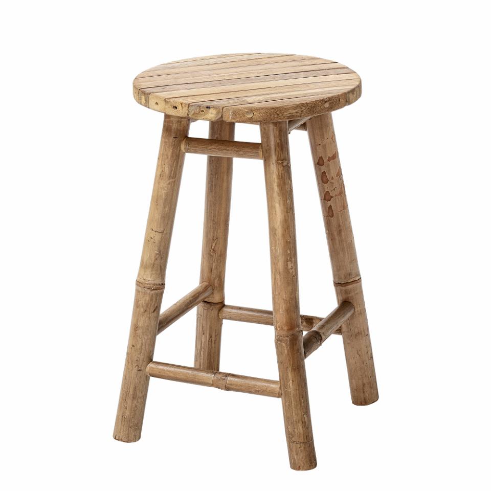 Sole Bamboo Stool, by Bloomingville