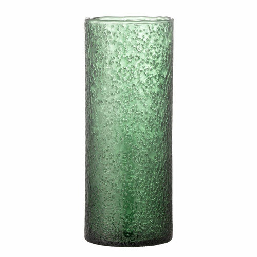 Zenta Green Recycled Glass Vase