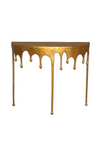 Load image into Gallery viewer, Gold Drip Console Table