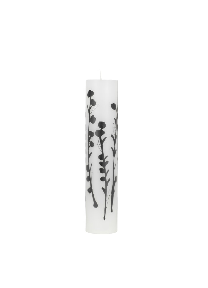 Wild Flowers Wax Altar Candles, by Marlene Birger for KunstIndustrien, ø5x25cm