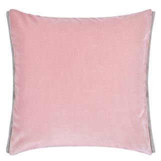 Varese Pale Rose Velvet Cushion, by Designers Guild