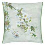 Fleur D'Assam Platinum Cushion, by Designers Guild