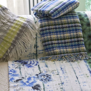 Designers Guild Kyoto Flower Indigo Throw with other Designers Guild Throws
