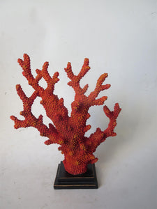 Faux orange koral på basen