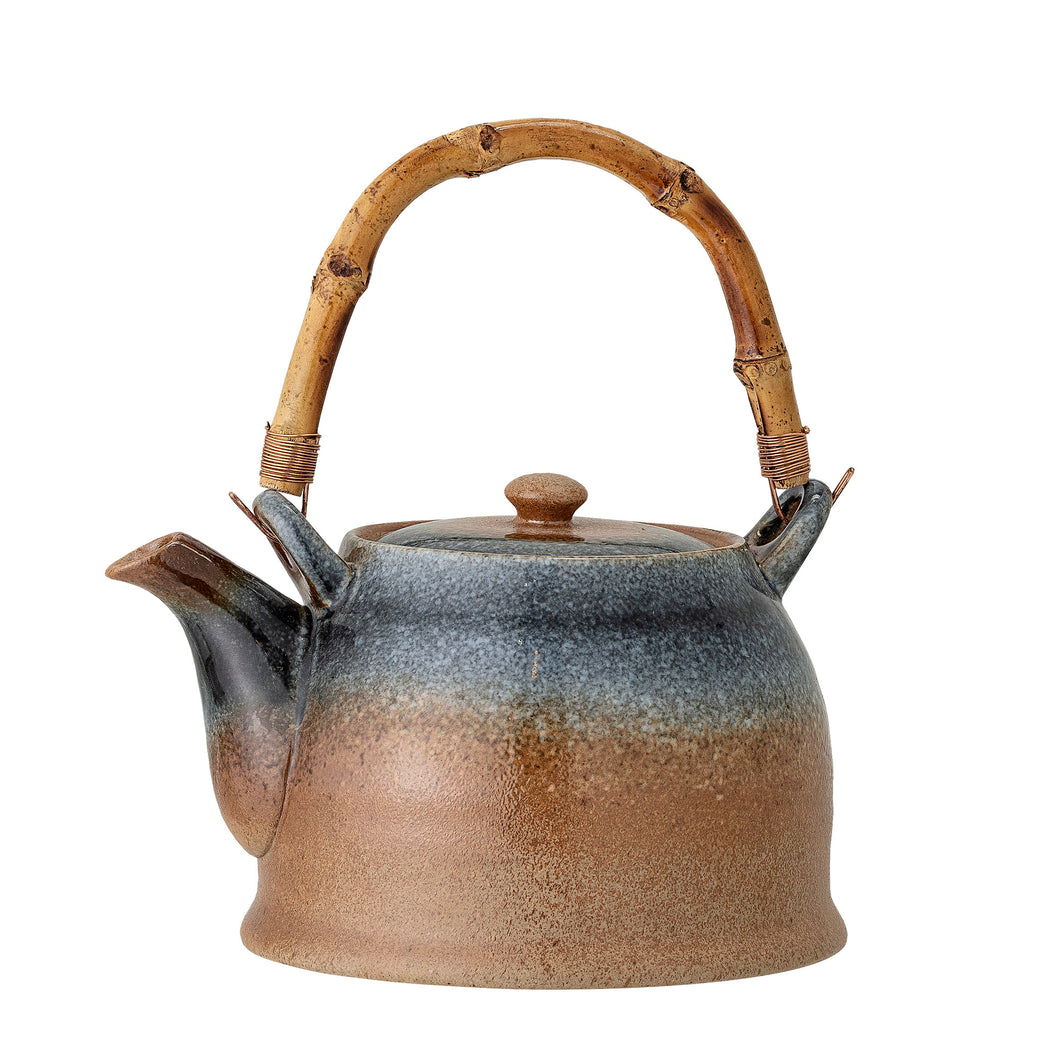 Aura Teapot w/strainer, Blue, Porcelain