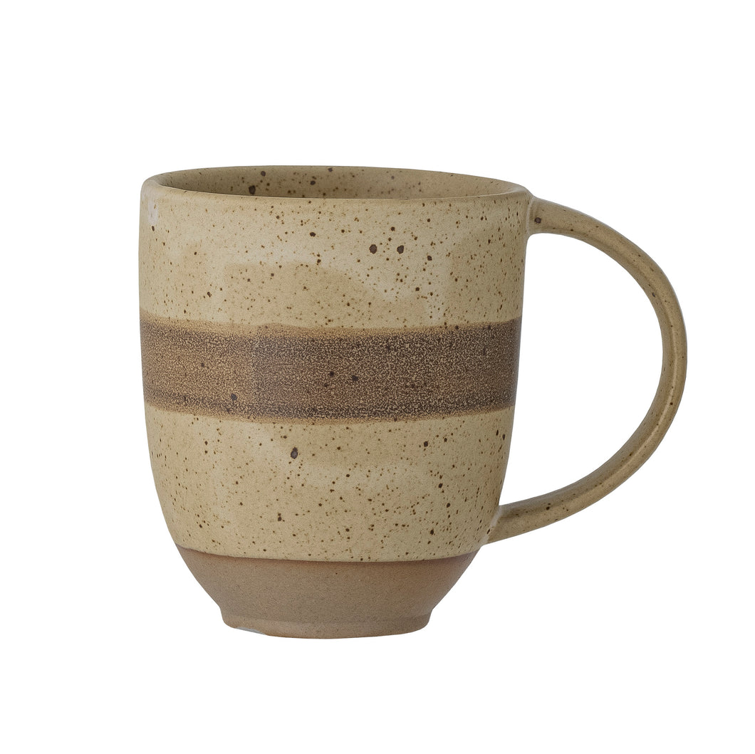 Solange Mug, Stoneware, Nature