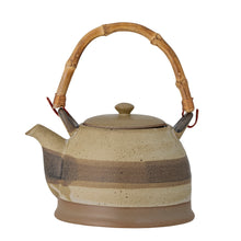 Load image into Gallery viewer, Bloomingville Solange Natural Stoneware Teapot