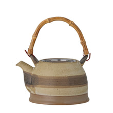 Load image into Gallery viewer, Solange Stoneware Teapot w/tea strainer, Natural