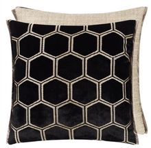 Load image into Gallery viewer, Manipur Noir Velvet Cushion, by Designers Guild
