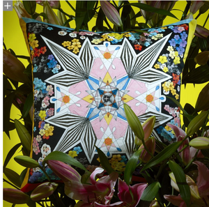 Christian Lacroix Flowers Galaxy Multicolour Cushion front