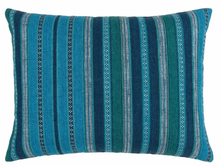 Load image into Gallery viewer, William Yeoward Almacan Peacock Cushion Front