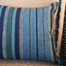 Load image into Gallery viewer, William Yeoward Almacan Peacock Cushion Up Close