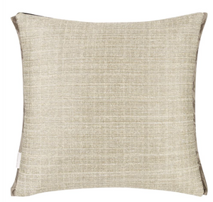 Manipur Noir Velvet Cushion reverse, by Designers Guild