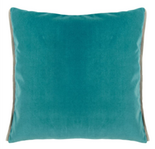 Load image into Gallery viewer, Varese Ocean &amp; Duck Egg Velvet Cushion, by Designers Guild