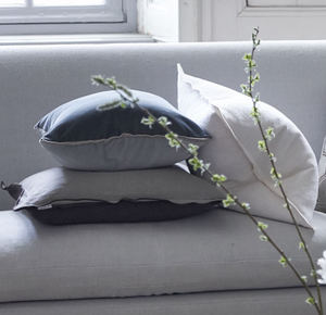 Milazzo Alabaster Linen Cushion, by Designers Guild