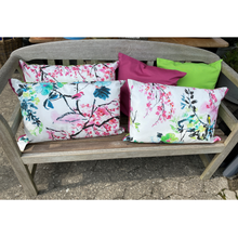 Indlæs billede til gallerivisning Chinoiserie Flower Outdoor Cushion, by Corinne &amp; Crowley