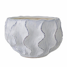Load image into Gallery viewer, Bloomingville Liren White Stoneware Flower Pot