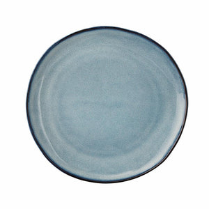 Sandrine Stoneware Plate, Blue