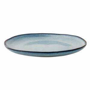 Sandrine Stoneware Plate, Blue