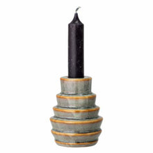 Load image into Gallery viewer, Bloomingville Emin Green Stoneware Candlestick