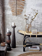 Load image into Gallery viewer, Bloomingville Theron Pedestal Mango Wood Candle Holder in Corner